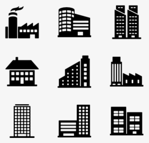 Buildings - Skyscraper Icon, HD Png Download, Transparent PNG