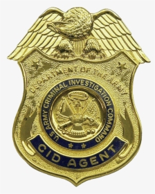 Secret Clipart Agent Fbi - Army Cid Badge Png, Transparent Png, Transparent PNG