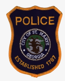 St Marys Georgia Police - Badge, HD Png Download, Transparent PNG