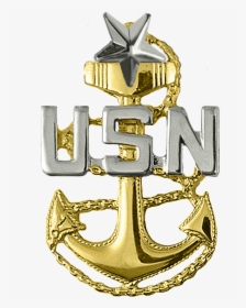 Scpo Collar - Navy Master Chief Anchor, HD Png Download, Transparent PNG