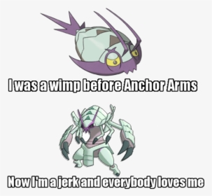 Owasawimp Before Anchor Arms Nowltmaferkandeverybody - Pokemon Sun And Moon Wimpod, HD Png Download, Transparent PNG
