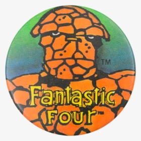 Fantastic Four Entertainment Button Museum - Thing, HD Png Download, Transparent PNG