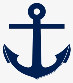 Navy Png - Small - Navy Blue Anchor Clipart, Transparent Png, Transparent PNG
