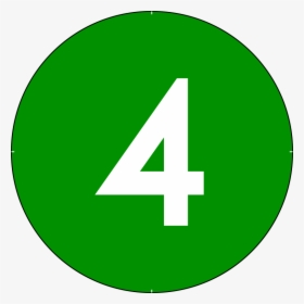 Numbers 4 In A Circle, HD Png Download, Transparent PNG