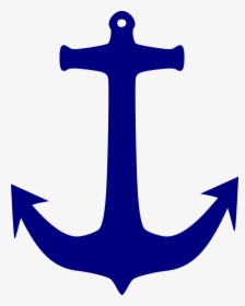 Anchor, Blue, Navy, Nautical, Link - Anchor Clip Art, HD Png Download, Transparent PNG