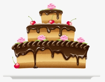 Cake Png Picture - Transparent Background Birthday Cake Png, Png Download, Transparent PNG