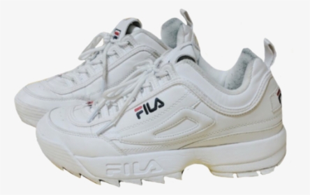 White Fila Shoes Png, Transparent Png, Transparent PNG