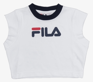 Pia Archive Crop Top White - Fila, HD Png Download, Transparent PNG