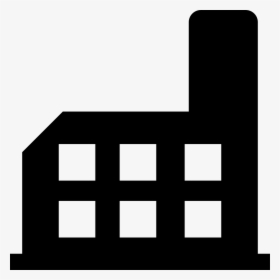 Factory Building Silhouette Svg Png Icon Free Download - Iconos Fabrica, Transparent Png, Transparent PNG