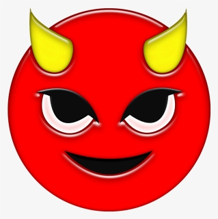 Diablito, Diablo, Emoticon, Emoticones, Carita - Smiley Teufel, HD Png Download, Transparent PNG
