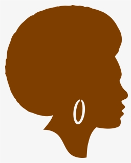 Afro-american, African, Black, Silhouette, Girl, Woman - Free Silhouette, HD Png Download, Transparent PNG
