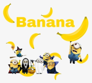 #banana #minions #yellow #halloween - Minion Banana Png, Transparent Png, Transparent PNG