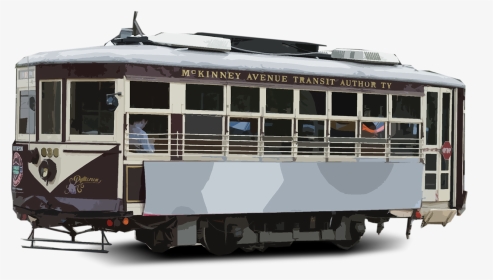 Trolley, Train, Passenger - Trolley, HD Png Download, Transparent PNG