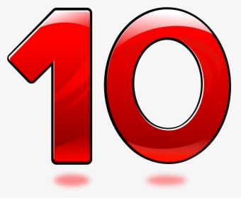 Number 10 Icons No Attribution - Ten Clipart, HD Png Download, Transparent PNG