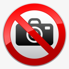 No Photography Prohibition Sign Png Clipart - Market Signs And Symbols, Transparent Png, Transparent PNG