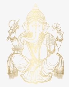 Ganesh Hd Png - Transparent Background Ganesha Clipart, Png Download, Transparent PNG