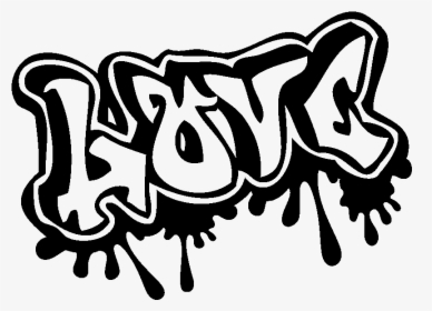 Transparent Graffitti Png - Graffiti Love Sticker, Png Download, Transparent PNG
