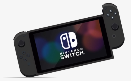 Nintendo Switch With Controller Attached - Smartphone, HD Png Download, Transparent PNG