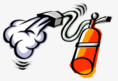 Fire Png Gif - Fire Extinguisher Spraying Clipart, Transparent Png, Transparent PNG