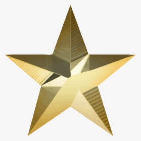 Transparent Gold Star Png - Rotating Gold Star Gif, Png Download, Transparent PNG