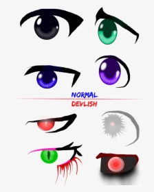 Me Trying To Draw Anime Eyes - Draw Anime Eyes, HD Png Download, Transparent PNG