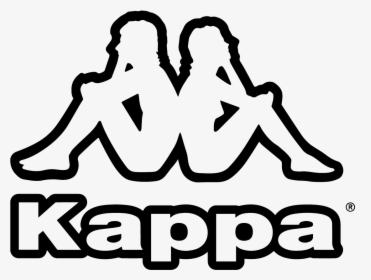 Kappa Logo Vector Transparent - Kappa Logo Black And White, HD Png Download, Transparent PNG