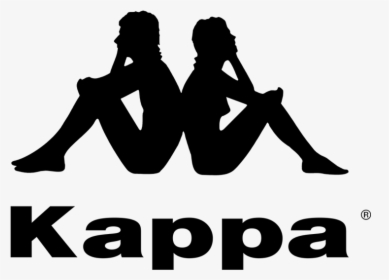 Kappa Png - Kappa - Two People Sitting Back To Back Brand, Transparent Png, Transparent PNG