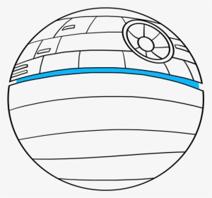 How To Draw Death Star From Star Wars - Line Art, HD Png Download, Transparent PNG