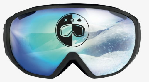 Goggles Alpine Skiing Glasses Snowboarding - Skiing, HD Png Download, Transparent PNG