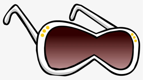 Official Club Penguin Online Wiki - Club Penguin White Diva Glasses, HD Png  Download , Transparent Png Image - PNGitem