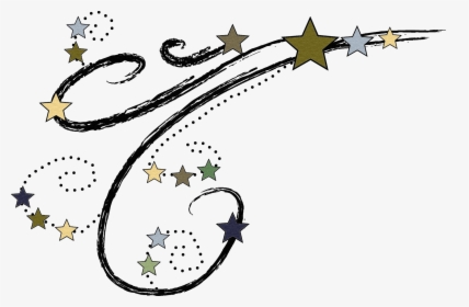 Shooting Star Clipart For Download Free - Shooting Star Border Clipart, HD Png Download, Transparent PNG