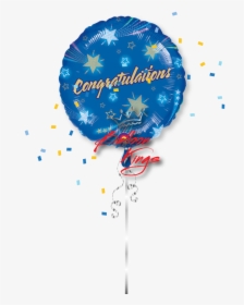 Congratulations Shooting Stars - Balloon, HD Png Download, Transparent PNG