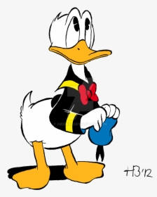 Donald Duck In Court - Donald Duck No Hat, HD Png Download, Transparent PNG