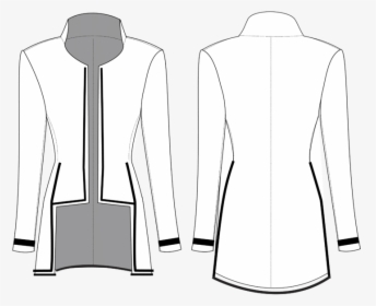 Free Jacket Sewing Pattern, Free Pattern, Trim, Embellishment, - Sweater, HD Png Download, Transparent PNG