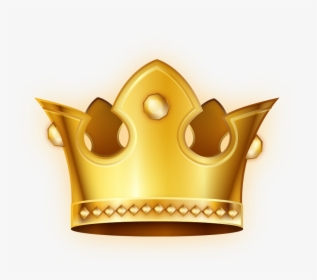 Transparent King And Queen Crown Png - Gold Crown Png Vector, Png Download, Transparent PNG