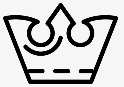 Antique Royal King Crown Outline - Crowns For Queens Black And White, HD Png Download, Transparent PNG