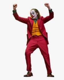 Joker Joker Clown Costume Standing Jester Joker Performing - Joaquin Phoenix Joker Transparent Dance, HD Png Download, Transparent PNG