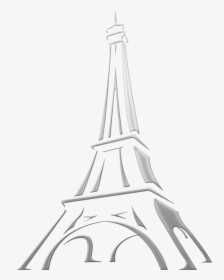 Eiffel Tower Drawing Png - Eiffel Tower Logo Png, Transparent Png, Transparent PNG