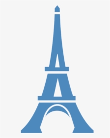 Eiffel Tower Clipart Blue - Clip Art Eiffel Tower Logo, HD Png Download, Transparent PNG