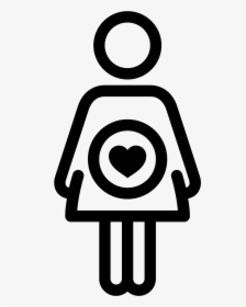 Clip Art Icon Free Download Png - Stick Figure Pregnant Icon, Transparent Png, Transparent PNG