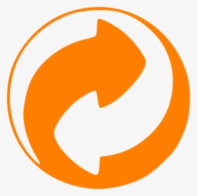 Orange Circular Arrows Clip Art At Clker - Recycle Symbol Png, Transparent Png, Transparent PNG