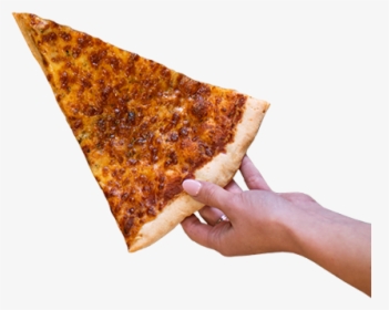 Pizza Slice Hand Png, Transparent Png, Transparent PNG