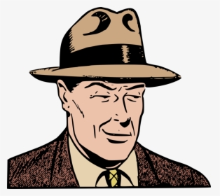 Human - Man With A Hat Clipart, HD Png Download, Transparent PNG