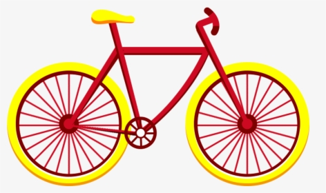 Red Yellow Bicycle Vehicle Flat Wind Png And Psd - Shubhdeep Ayurved College Indore Logo, Transparent Png, Transparent PNG