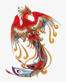 Wind Chinese Simurgh Phoenix Png Free Photo Clipart - Death Before Dishonor Tattoo Designs, Transparent Png, Transparent PNG