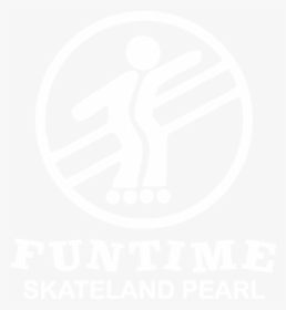 Funtime Logo Circle Words White - Johns Hopkins White Logo, HD Png Download, Transparent PNG