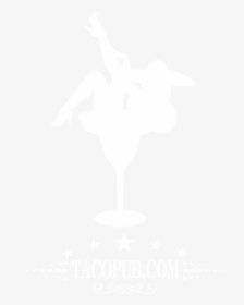 Taco Pub White Logo - Poster, HD Png Download, Transparent PNG