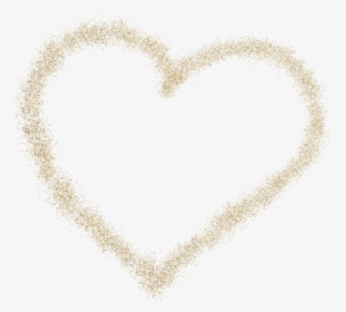 Golden Sand Heart Png Download - Heart, Transparent Png, Transparent PNG