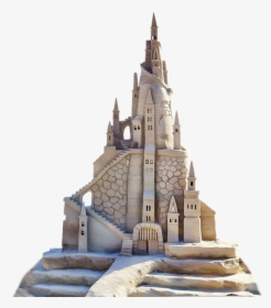 Sandburg, Isolated, Sand Sculpture, Sand Sculptures - Transparent Sand Castle Png, Png Download, Transparent PNG