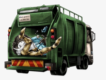 Unit Garbage Truck - Garbage Truck, HD Png Download, Transparent PNG